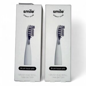 Smile Direct Club Brush Head Refill Lot of 2 Electric Toothbrush NIB